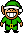 grinning elf smiley